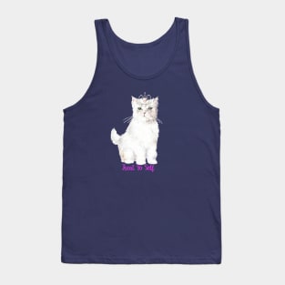 Treat Yo Self Princess Cat Tank Top